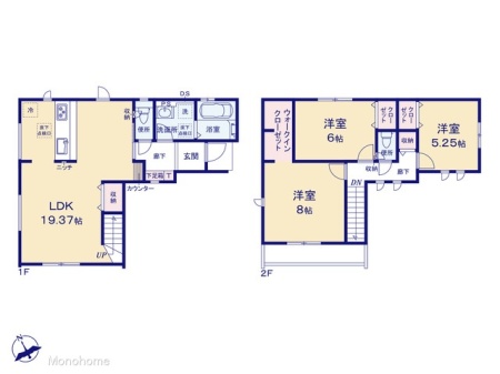 船橋市咲が丘23期1棟　1号棟