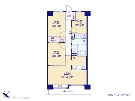 メゾンエクレーレ松戸六高台