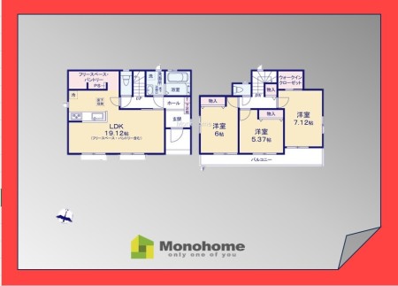 松戸市六高台3丁目140番1　1-B号棟